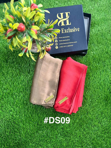 Pack of 2 - Premium Silk Satin Hijab – Soft, Elegant Scarf, Stole & Shawl for Girls and Women