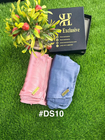 Pack of 2 - Premium Silk Satin Hijab – Soft, Elegant Scarf, Stole & Shawl for Girls and Women