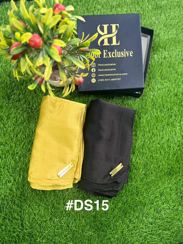 Pack of 2 - Premium Silk Satin Hijab – Soft, Elegant Scarf, Stole & Shawl for Girls and Women