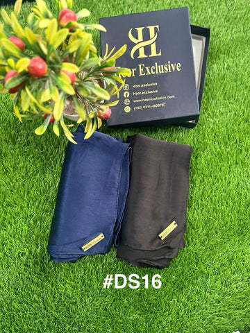 Pack of 2 - Premium Silk Satin Hijab – Soft, Elegant Scarf, Stole & Shawl for Girls and Women