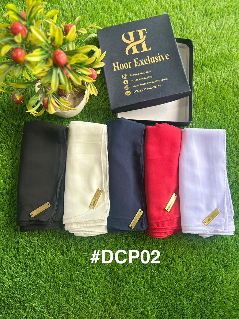 Bundle of hijab- chiffon georgette pack of 5 