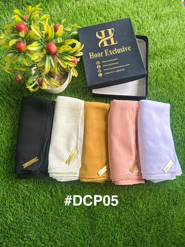 Bundle of hijab- chiffon georgette pack of 5 