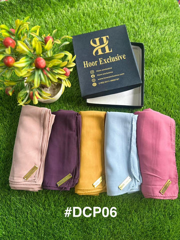 Bundle of hijab- chiffon georgette pack of 5 