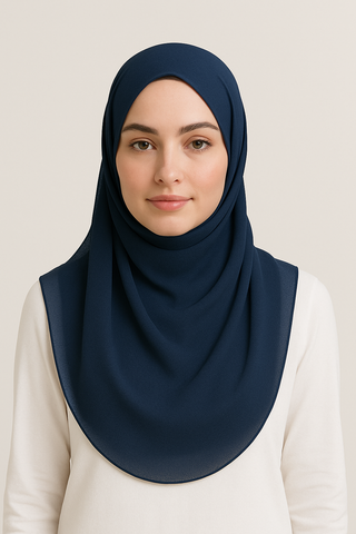 Georgette Chiffon Stole Scarf – Soft, Lightweight Hijab, Shawl & Wrap for Timeless All-Season Style