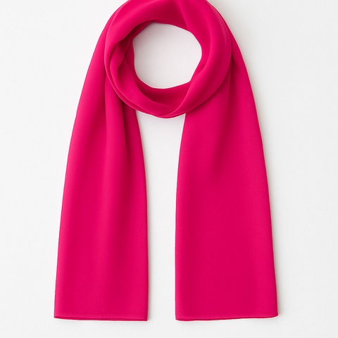 Georgette Chiffon Stole Scarf – Soft, Lightweight Hijab, Shawl & Wrap for Timeless All-Season Style