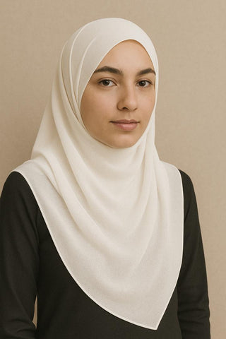 Georgette Chiffon Stole Scarf – Soft, Lightweight Hijab, Shawl & Wrap for Timeless All-Season Style