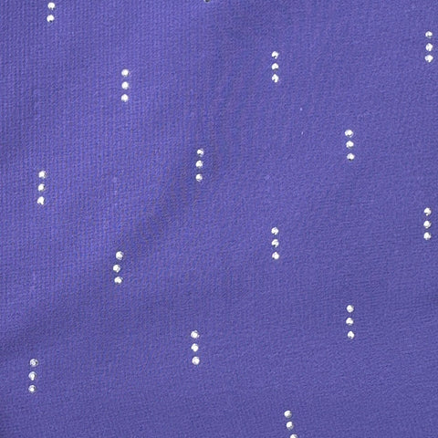 Georgette Chiffon Rhinestone Scarf – Soft, Lightweight Hijab, Shawl & Stole for All-Season Elegance